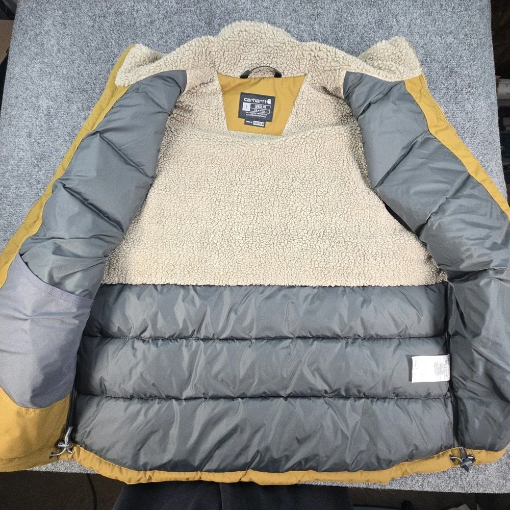 Carhartt Montana Insulated Vest 105475 B33 Brown NWT Mens Large Loose Fit